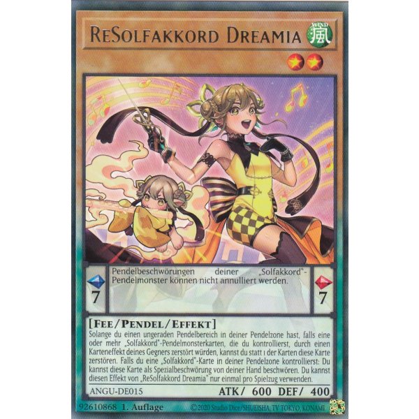 ReSolfakkord Dreamia ANGU-DE015