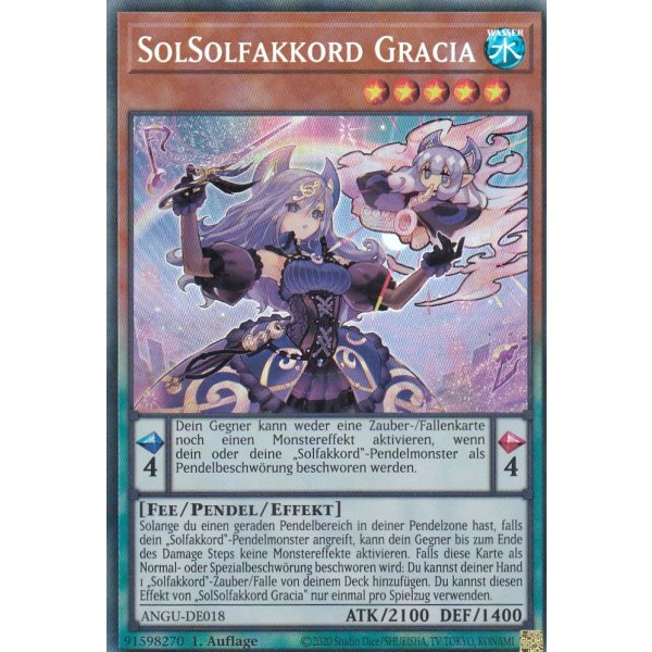 SolSolfakkord Gracia (Collector Rare) ANGU-DE018-Collector-Rare
