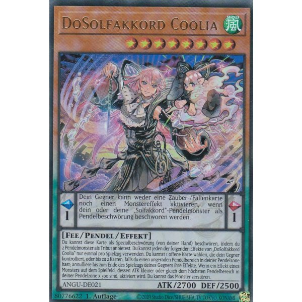 DoSolfakkord Coolia ANGU-DE021