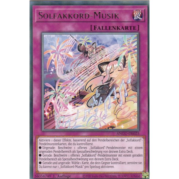 Solfakkord-Musik ANGU-DE025