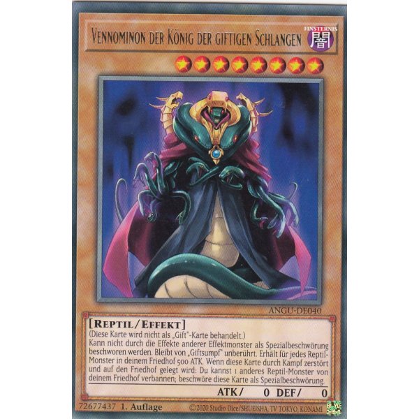 Vennominon der K&ouml;nig der giftigen Schlangen ANGU-DE040