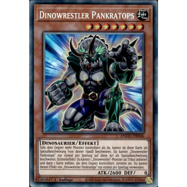 Dinowrestler Pankratops (Collector Rare) ANGU-DE046-Collector-Rare