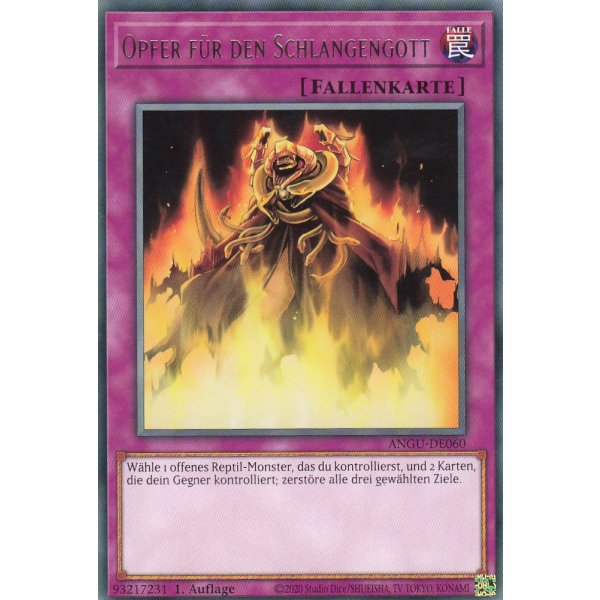 Opfer f&uuml;r die Schlangengottheit ANGU-DE060